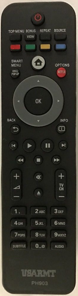 USARMT PH903 Remote Control for Philips TVs